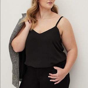 Torrid Black Sophie Swing Cami